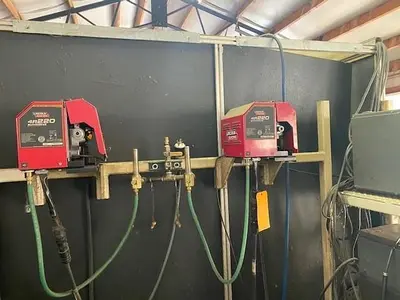 FANUC WELD CELLS (2) AVAILABLE
FANUC WELD CELLS
(2) AVAILABLE
*PLEASE CALL FOR FURTHER SPECIFICATIONS