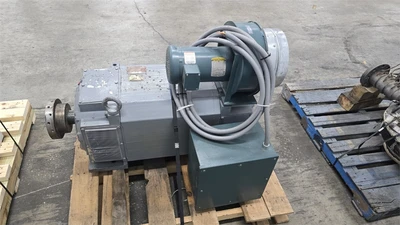 400 HP AC Motor and Yaskawa AC Drive A1000 w/ Cabinet