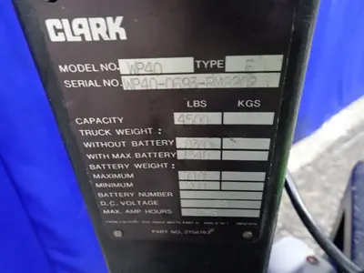 USED CLARK WP40
