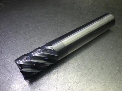 Monster 1" 6 Flute Carbide CR XXL Endmill 1" Shank .02" R 292-601253 (LOC1091A)