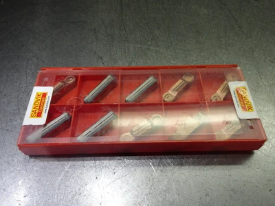 Sandvik Carbide Grooving Inserts QTY10 N123L2-0800-RO 1125 (LOC2699B)