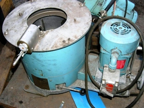 De Laval 12 x 5.5 solid basket centrifuge, SS.