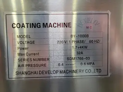USED SHANGHAI DEVELOP MACHINERY BY-1000B
