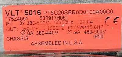 USED Danfoss VLT5016