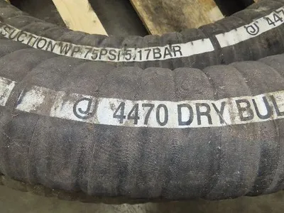 Jason 4470 Dry Bulk Material Rubber Suction Hose 5"x 49' 6"
