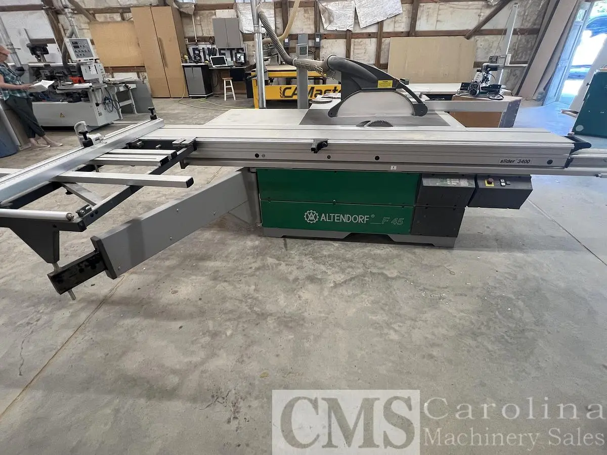 Used 2003 ALTENDORF F45 SLIDING TABLE SAW Woodworking Panel Saws North Carolina US | CAROLINA MACHINERY SALES #1250288