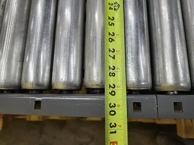 New | in-Stock 2018 INTELLIGRATED LIVE ROLLER CONVEYOR - V-BELT Roller Conveyors Wisconsin US | Packer City Sales #1297887