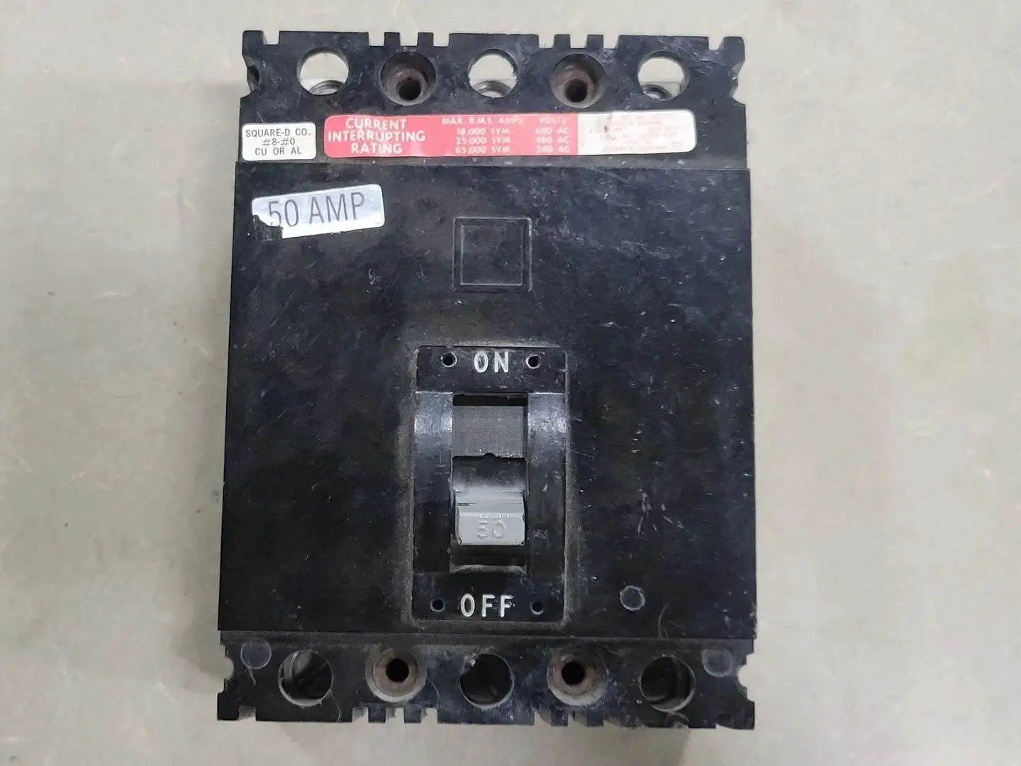 USED SQUARE D FHL36050