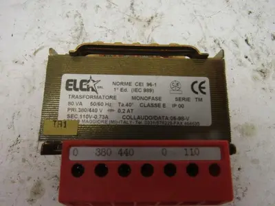 ELCA Series TM 80VA Control Transformer PI 400/440V Sec 110V
