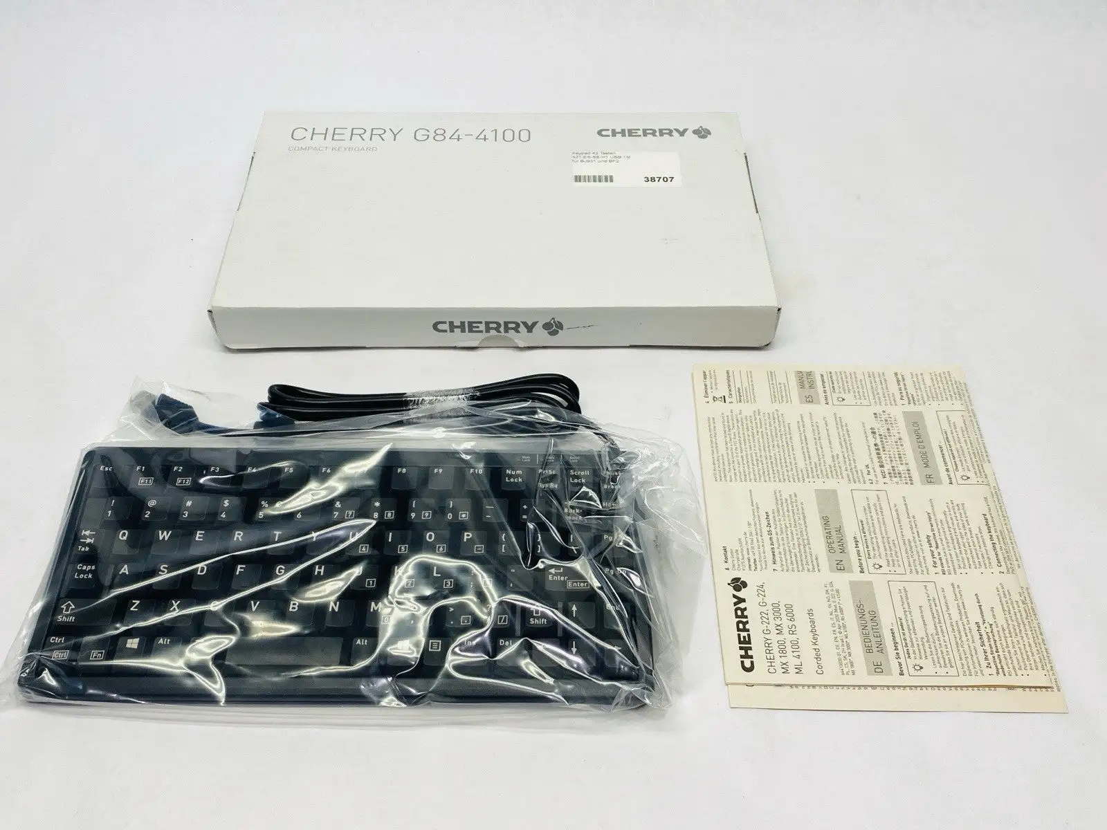 New | in-Stock Cherry Electrical G84-4100 Keyboards Michigan US | Maverick Industrial Sales #1396304