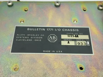USED ALLEN-BRADLEY I/O CHASSIS