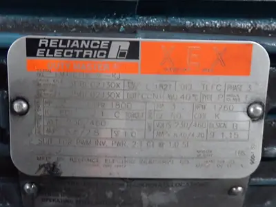 Reliance Electric 3 Hp Motor