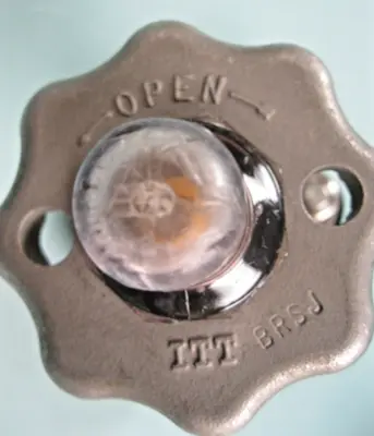 ITT Manual Stainless Sanitary Diaphragm Valve 1" Tri-Clamp G3