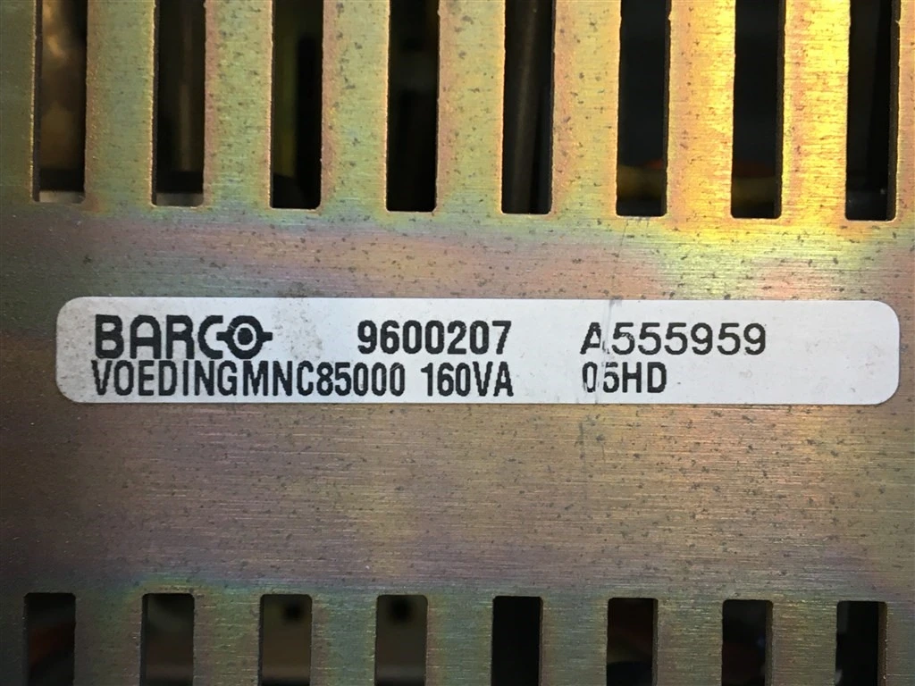 USED BARCO A555959 (4)-BARCO VOEDING MNC85000 160VA