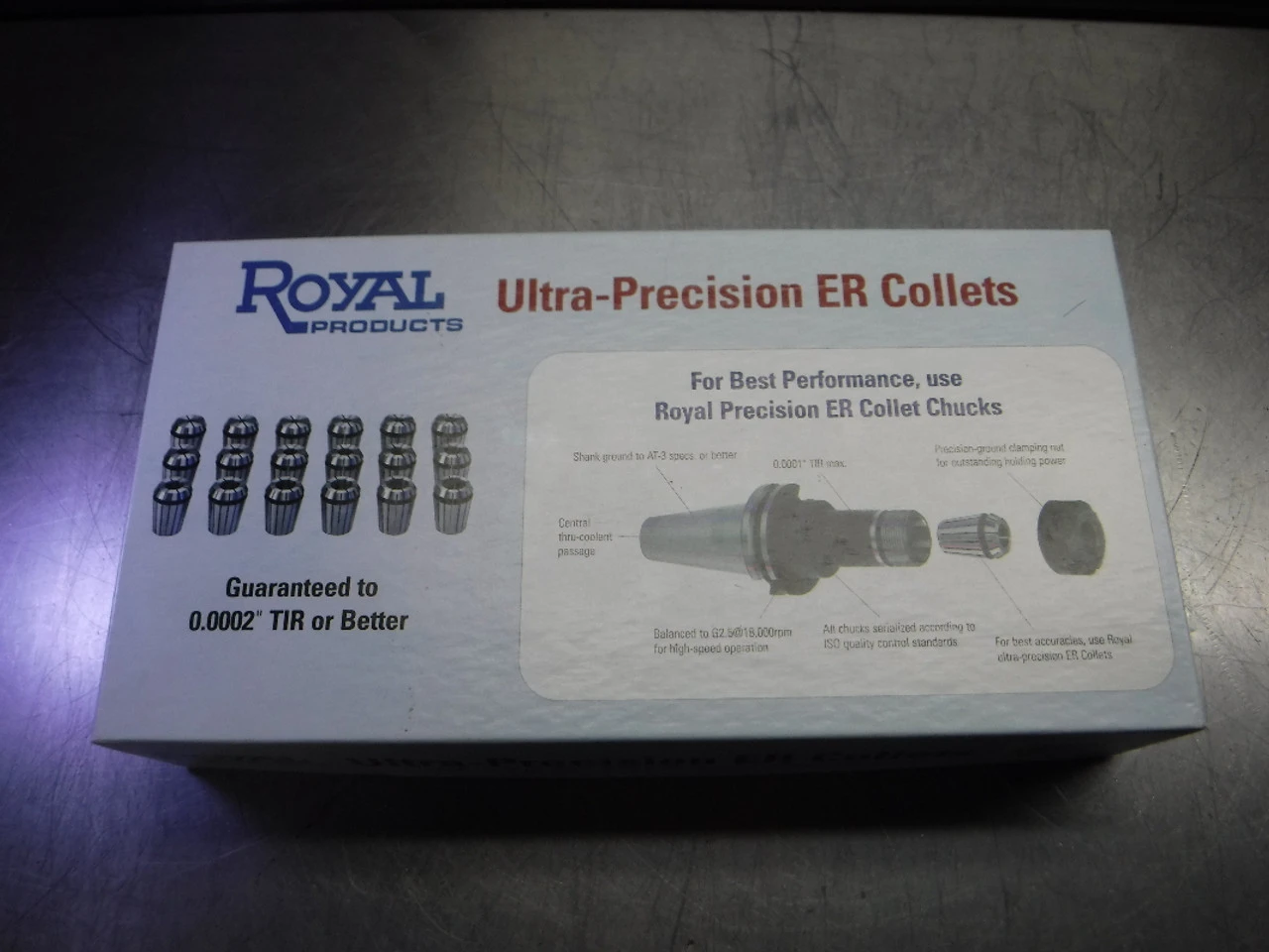 Royal Products Ultra Precision ER32 3-20mm 18 piece Collet Set 53708 (LOC1100B)