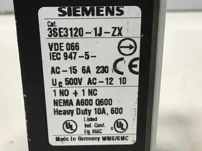 USED SIEMENS 3SE3 120-1J-ZX