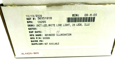 NEW ADVANCED ILLUMINATION AL4424 LINEAR ARRAY AL4424WHI