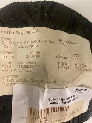 Used FORBO SIEGLING E 4/2-U0/U2 MT-HACCP-FF Conveyors Ohio US | Surplus Asset Holdings #1236528