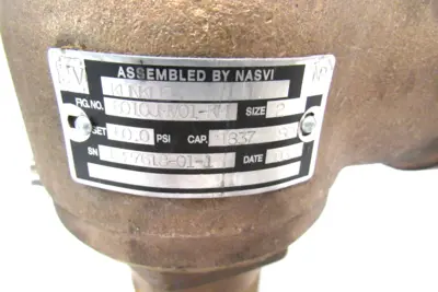 NEW KUNKLE 6010JHV01-KM SAFETY VALVE 6010JHV01KM