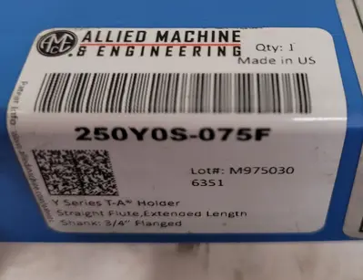 Used ALLIED MACHINE AND ENGINEERING 250Y0S-075F Misc Industrial Equipment Kentucky US | Aucto #688017
