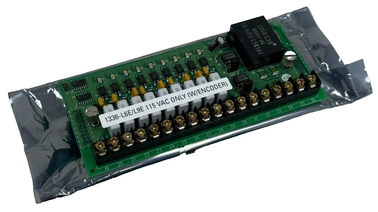1336-L6E/L9E INTERFACE BOARD W/ ENCODER 115VAC PRE-OWNED UNUSED SURPLUS