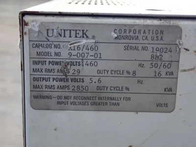 USED UNITEK MIYACHI 900701