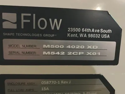 2022 FLOW MACH 500 4020 Waterjet Cutters | Machnet (6)