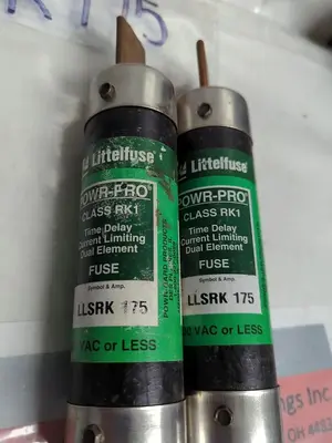 Used LITTELFUSE LLSRK175 Miscellaneous Equipment (Electrical & Power) | Surplus Asset Holdings #1196609