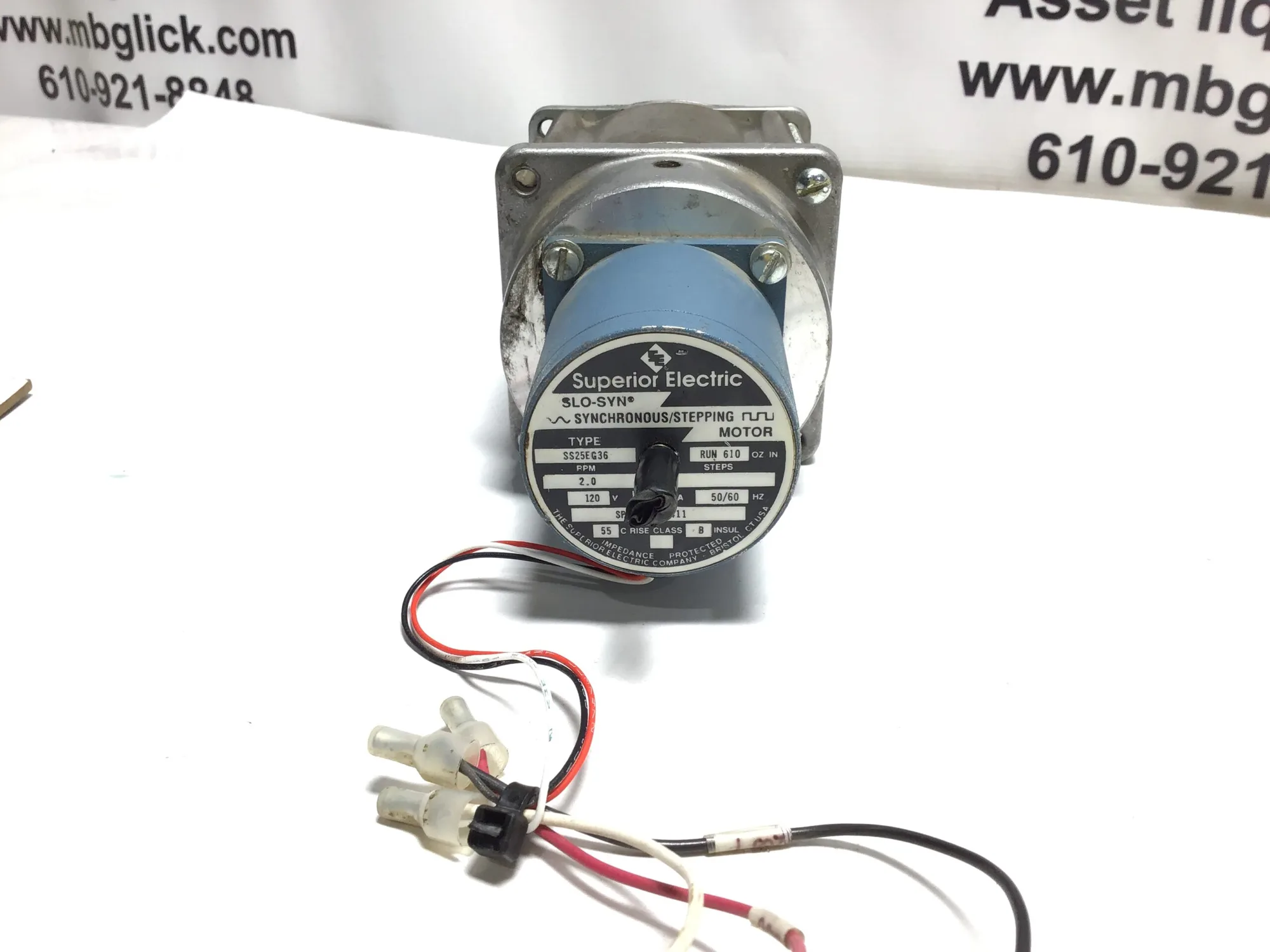 Superior Electric SS25EG36 Slo-Syn Synchronous Stepping  Motor