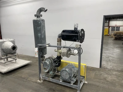 20 HP Gould Vacuum Conveyor