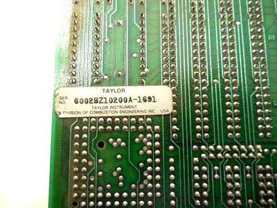 USED ABB TAYLOR 6002BZ10200A MEMORY BOARD 6002BZ10200A-1691