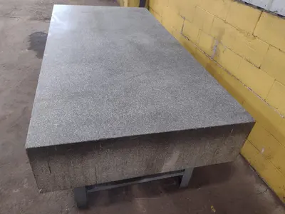 8' X 4' X 14" ROCK OF AGES PRECISION LAYOUT INSPECTION GRANITE TABLE: STOCK #23802