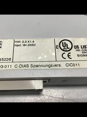 USED SIGMATEK CIC011 12-003-011