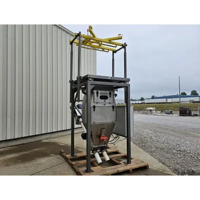 Used Spiroflow Bulk Bag Discharger Loss in Weight Batching System w/Flex Screws