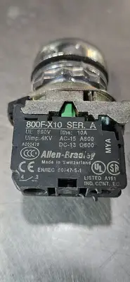 Allen Bradley 800F-X10/A Push Button green (BIN541)