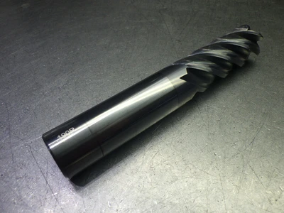 Monster 1" 5 Flute Carbide CR LG Endmill 1" Shank .19" R 295-031006B (LOC3608A)