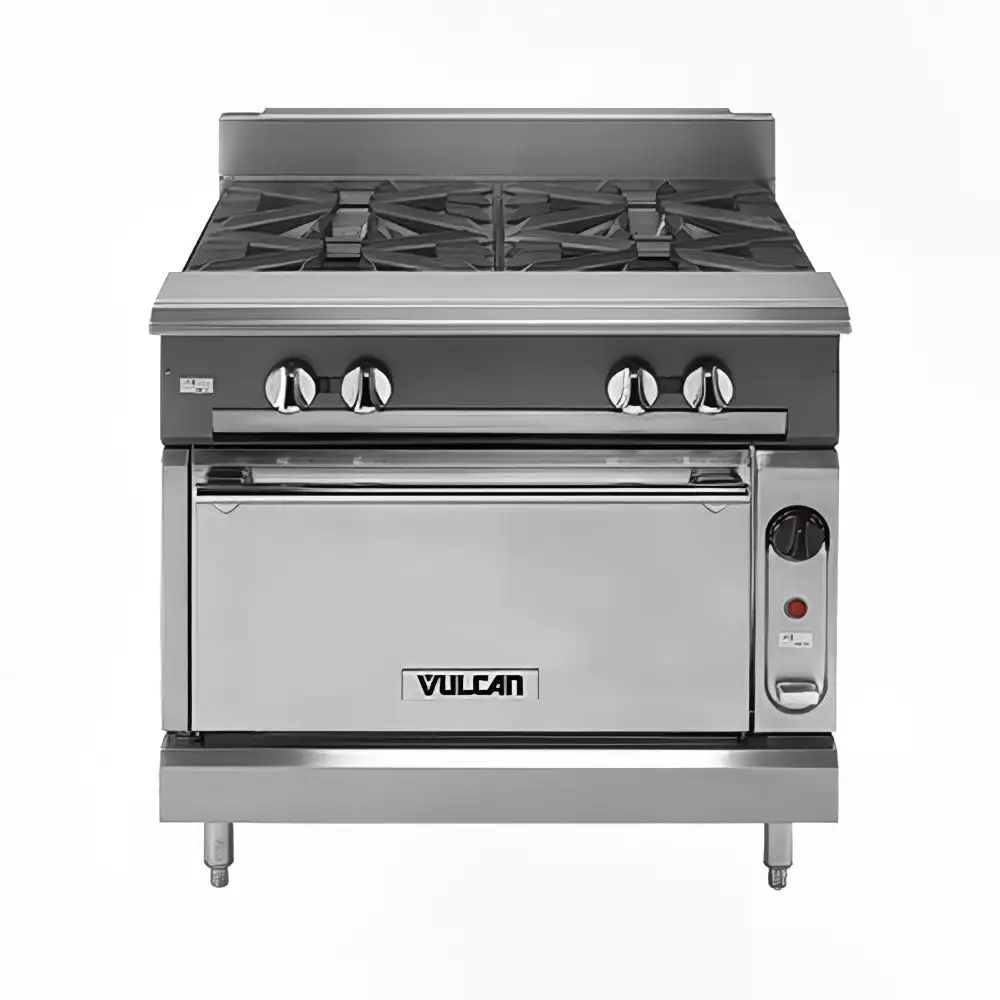 Vulcan VCBB18B 18" Gas Range W/ Charbroiler & Storage Base, Liquid Propane