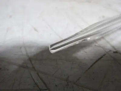 PYREX 2103 50 34543-23 Glass 50mL Burette No Stopcock Plug Graduated Laboratory