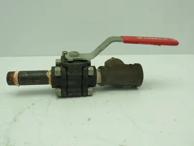 Habonim Stainless Ball Valve Steel Body 1/2" NPT Class 1500
