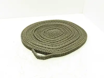 Diamond #35 Double Roller Chain Riveted 0.375" Pitch 49 Ft Length