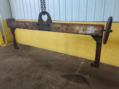 8000 LB X 38" TO 72" CRANE HUNG SHEET SUPPORT LIFTER: STOCK #13448