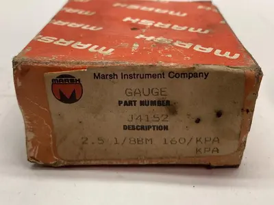 New | in-Stock MARSH J4152 Universal Pressure Meters Ohio US | Surplus Asset Holdings #1248180