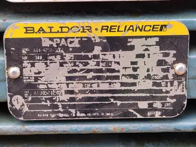 300 hp 575 volts, 1780 rpm, 449T, 3ph, Electric Motor