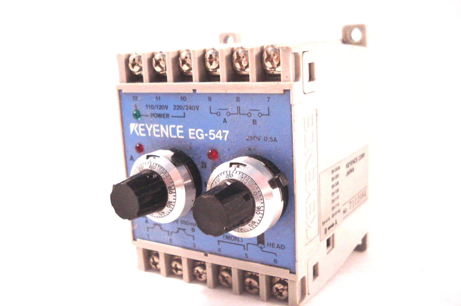 USED KEYENCE EG-547 POSITIONING SENSOR CONTROLLER