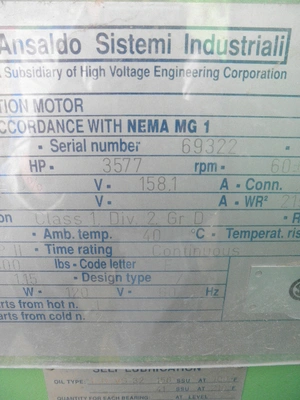USED ANSALDO SISTEMI INDUSTRIALI -