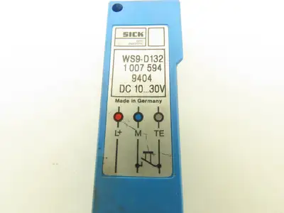 SICK WS9-D132 Photoelectric Sensor 10-30VDC