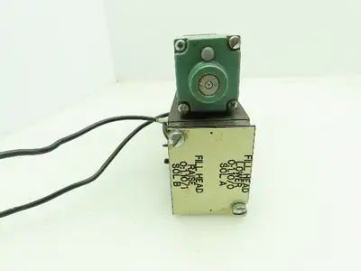 Numatics 082SS415M046P61 Double Acting Solenoid Valve Base 225-369B 24VDC