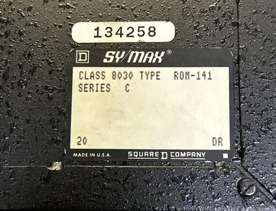 Used SQUARE D 8030ROM-141 PLC Input & Output Ohio US | Surplus Asset Holdings #1238156