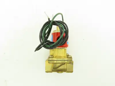 Skinner Lancer 4LB1HB5125 Brass Solenoid Valve 2-Way NO 120V 125 PSI 3/4" NPT