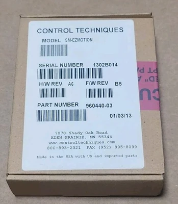 NEW Control Techniques C300-07400770A